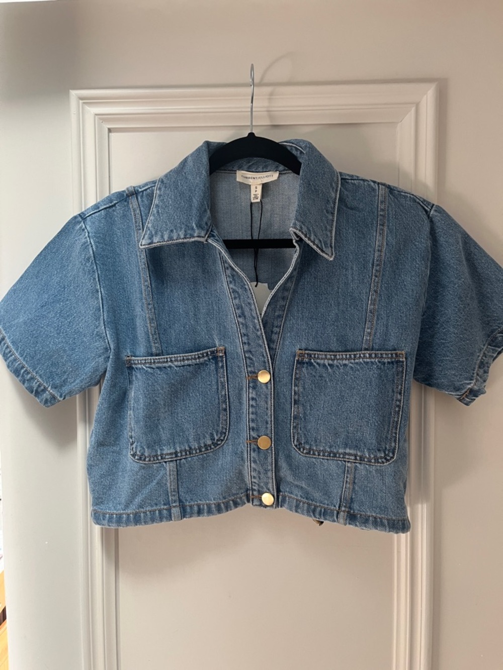 Boxy fit Denim shirt NWT
